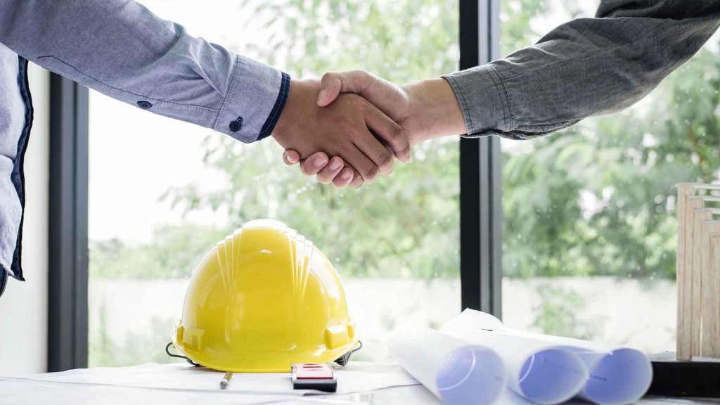 Handschlag als Symbol für zuverlässige Projektpartner