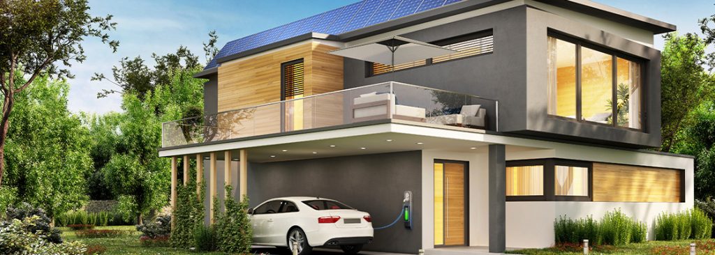 Das E-Haus: Vollautarke Smart-Home-Systeme kombinieren mit Solar, Speicher und Netzanschluss